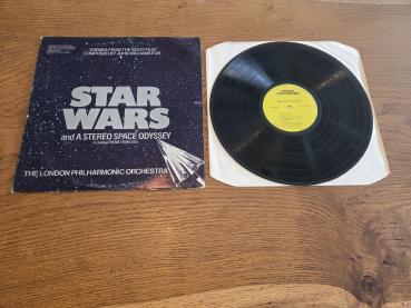 Star Wars / A Stereo Space Odyssey John Williams The London Philharmonic Orchestra 1977 Stereo Gold Award – SGA-1000  Deutsche Pressung VG+/VG